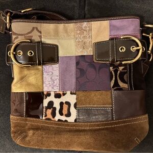 Patchwork Leather Shoulder Bag